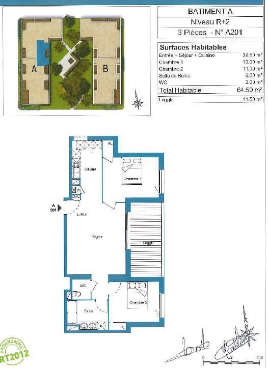 Appartement à louer, 64m², Villenave-d'Ornon