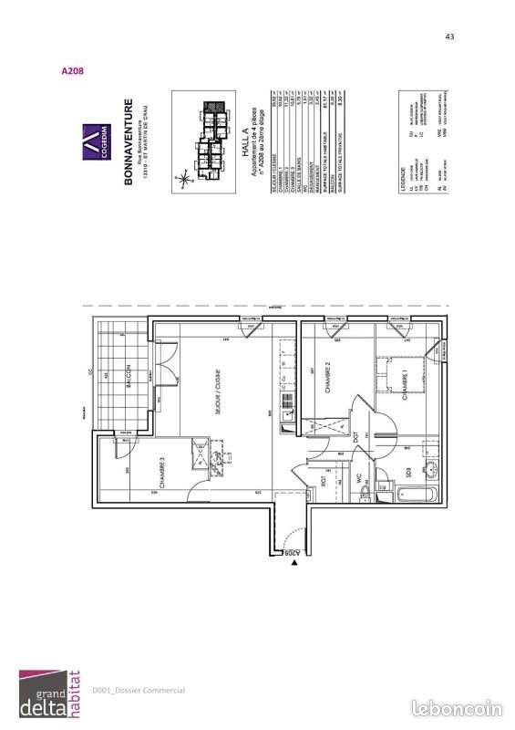 Appartement à louer, 81m², Saint-Martin-de-Crau