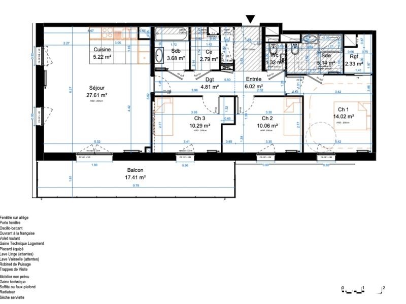 Appartement à vendre, 94m², Marcq-en-Baroeul