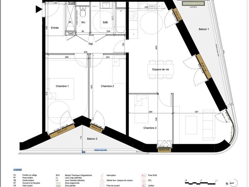 Appartement à vendre, 85m², Dunkerque