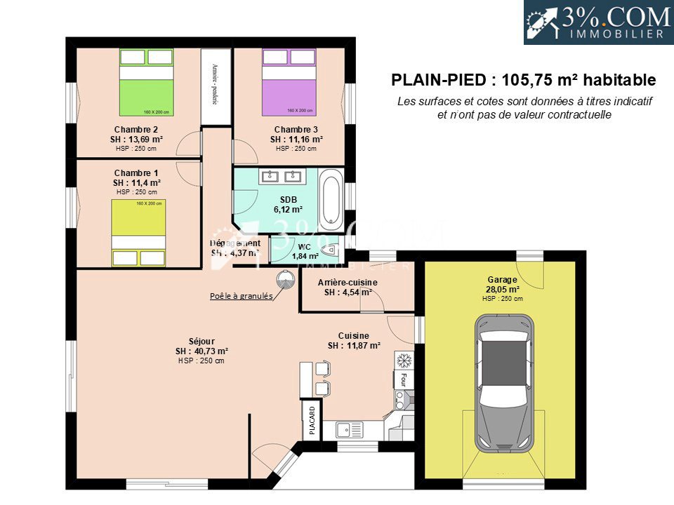 Maison à vendre, 106m², Sauchay