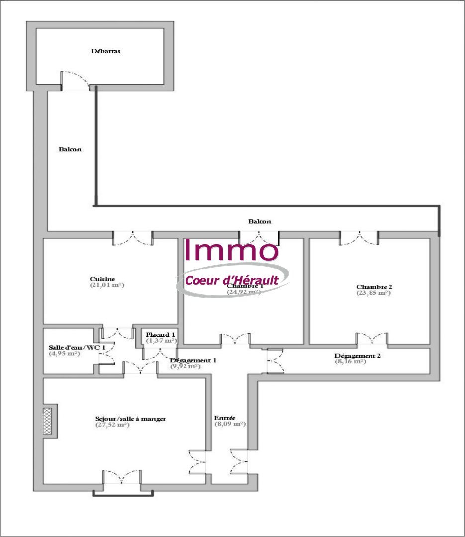 Appartement à vendre, 130m², Clermont-l'Hérault