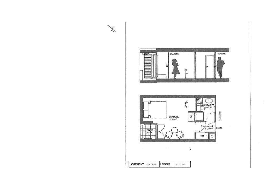Appartement à vendre, 16m², Belgodère