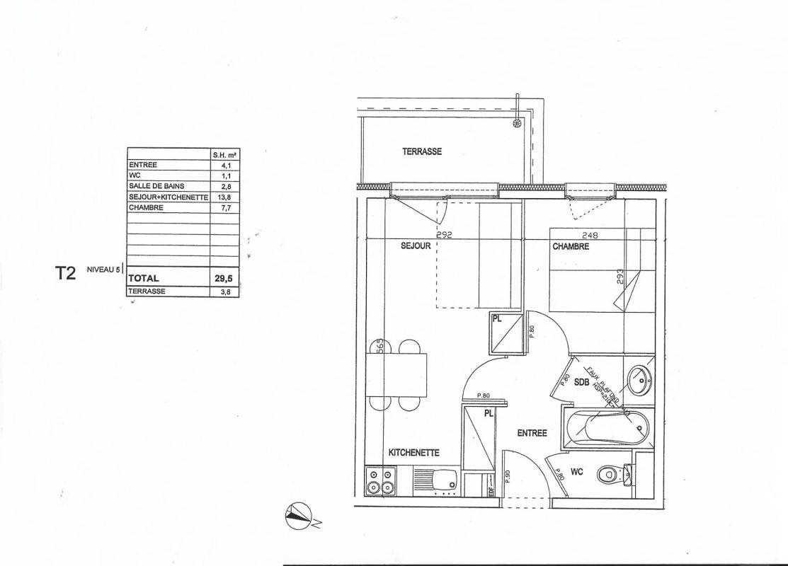 Appartement à vendre, 29m², Villarembert (Le Corbier)