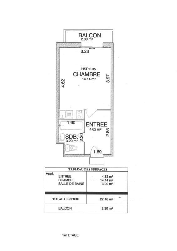 Appartement à vendre, 22m², Cauterets