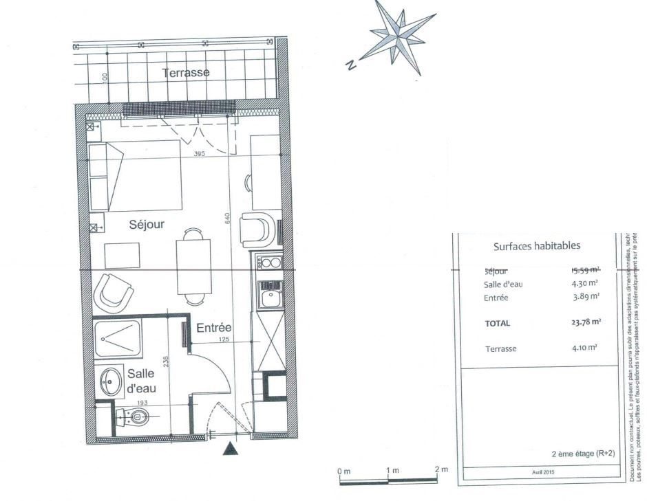 Appartement à vendre, 23m², Villejust