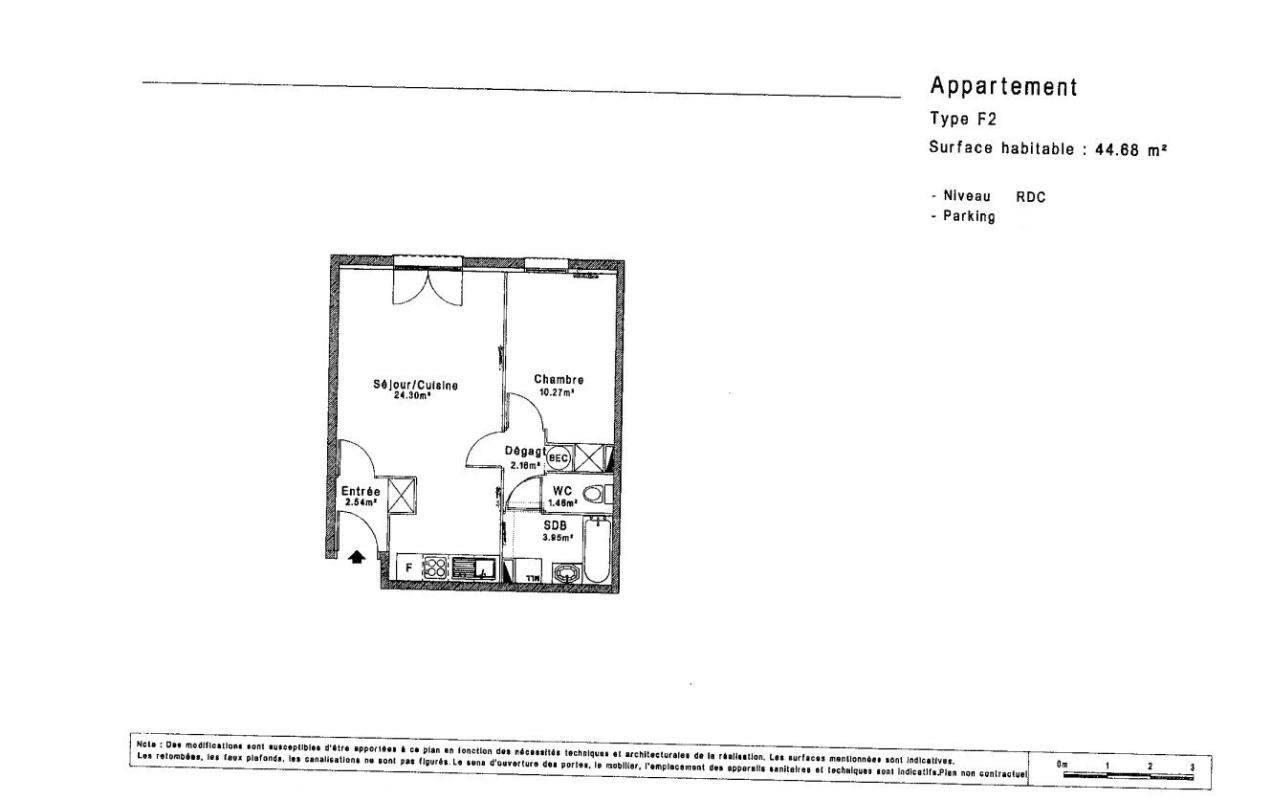 Appartement à vendre, 44m², Avion