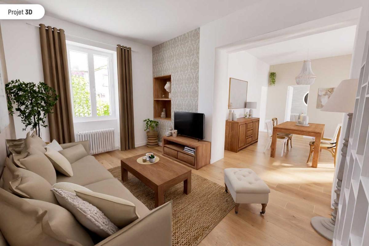 Maison à vendre, 77m², Montceau-les-Mines