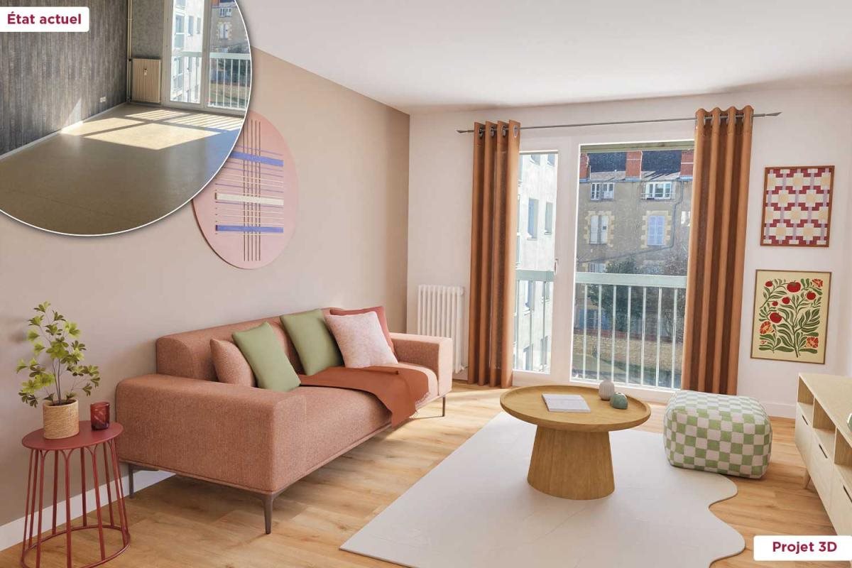 Appartement à vendre, 84m², Nevers