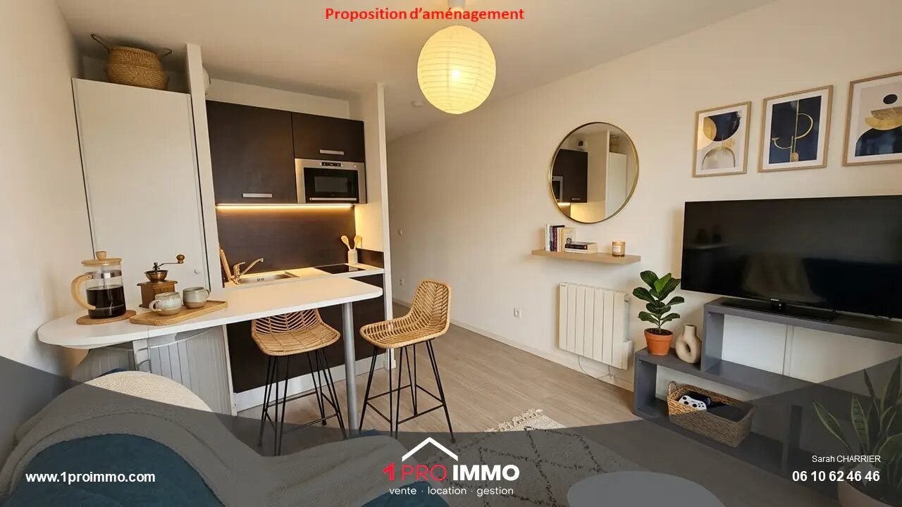 Appartement à vendre, 18m², Saint-Martin-le-Vinoux