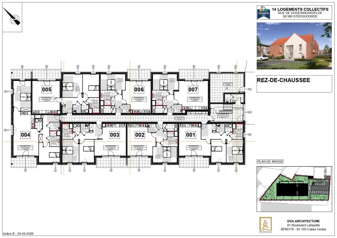 Appartement à vendre, 53m², Steenvoorde