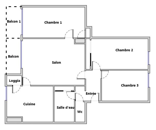 Appartement à vendre, 70m², Lyon 8ème