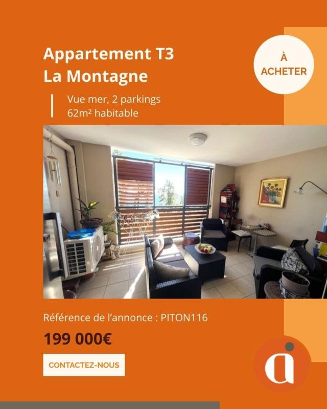 Appartement à vendre, 61m², La Montagne