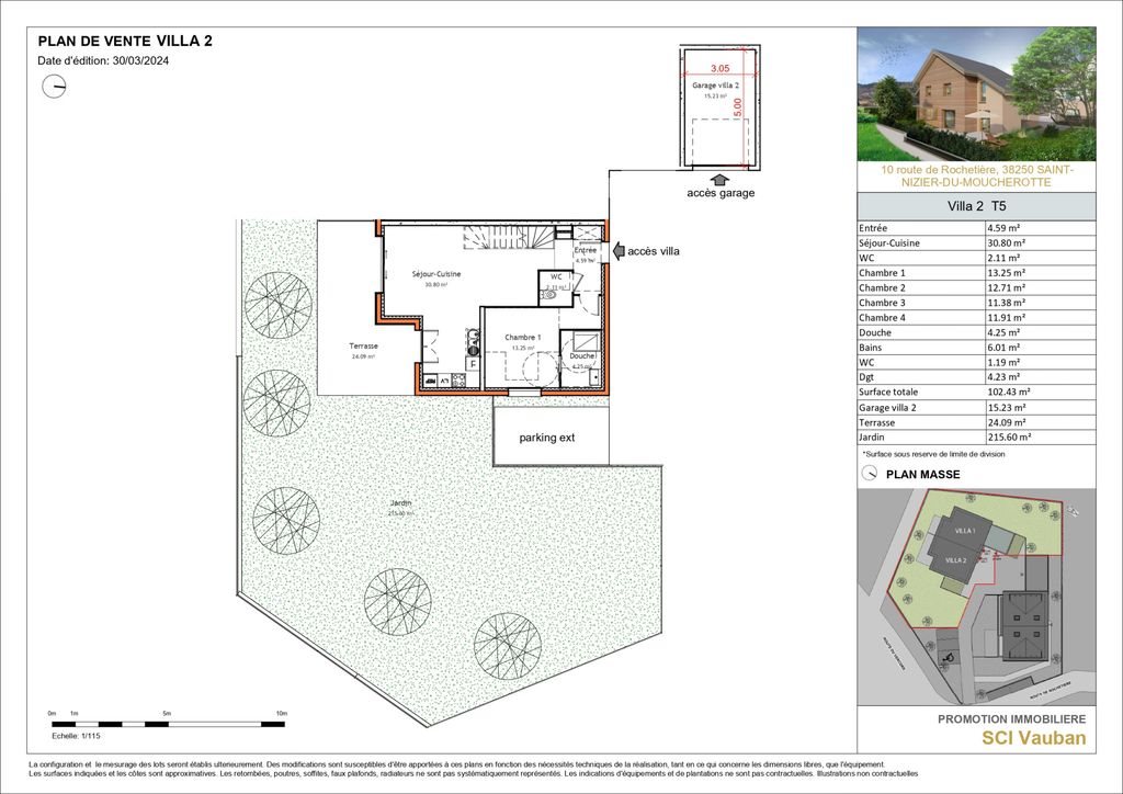 Maison à vendre, 102m², Saint-Nizier-du-Moucherotte