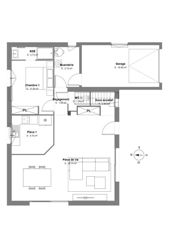 Maison à vendre, 120m², Vérin