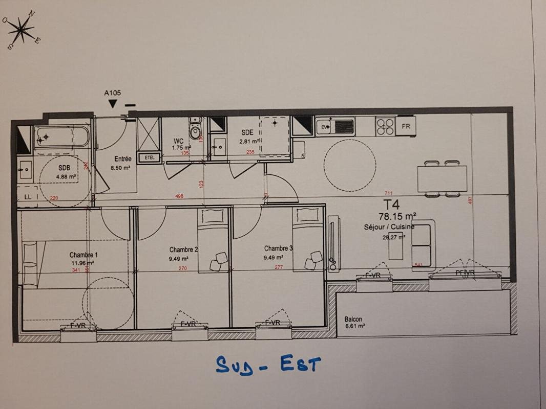 Appartement à vendre, 84m², Wervicq-Sud