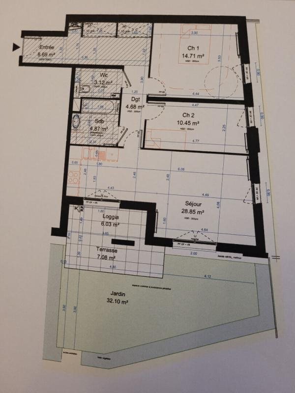 Appartement à vendre, 78m², Marcq-en-Baroeul