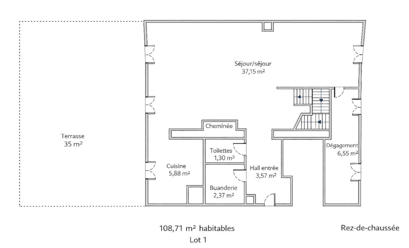 Appartement à vendre, 108m², Beauregard