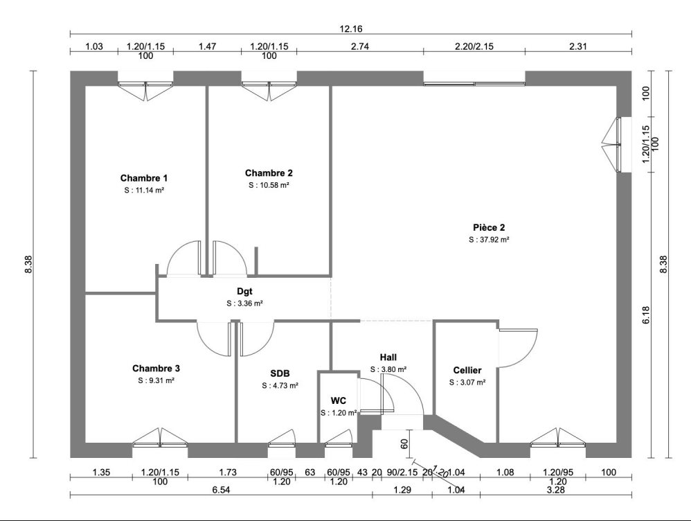 Maison à vendre, 60m², Lacanau