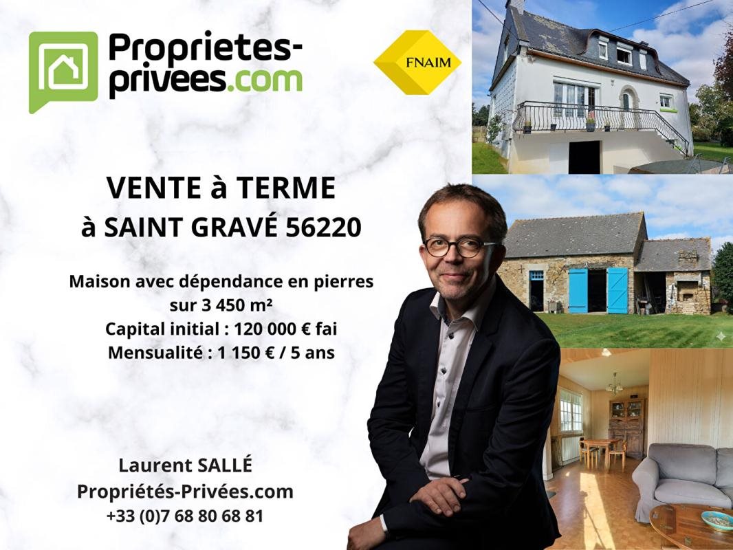 Maison à vendre, 105m², Saint-Gravé