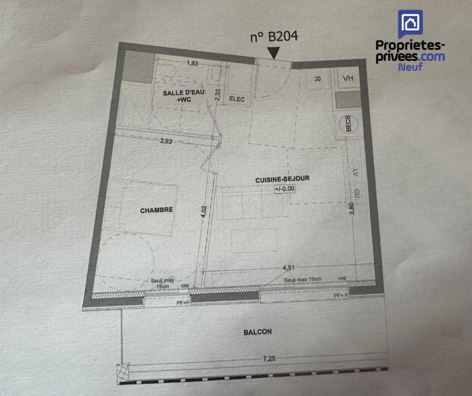 Appartement à vendre, 40m², Saint-Malo
