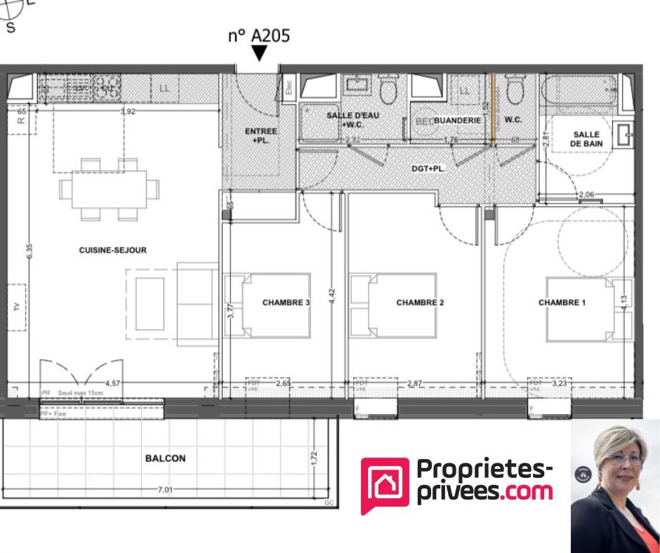 Appartement à vendre, 87m², Cancale
