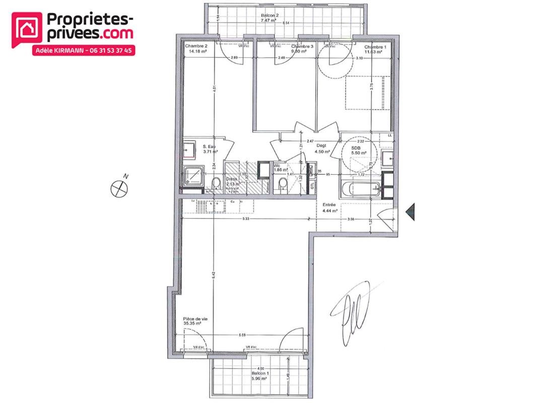 Appartement à vendre, 92m², Valserhône