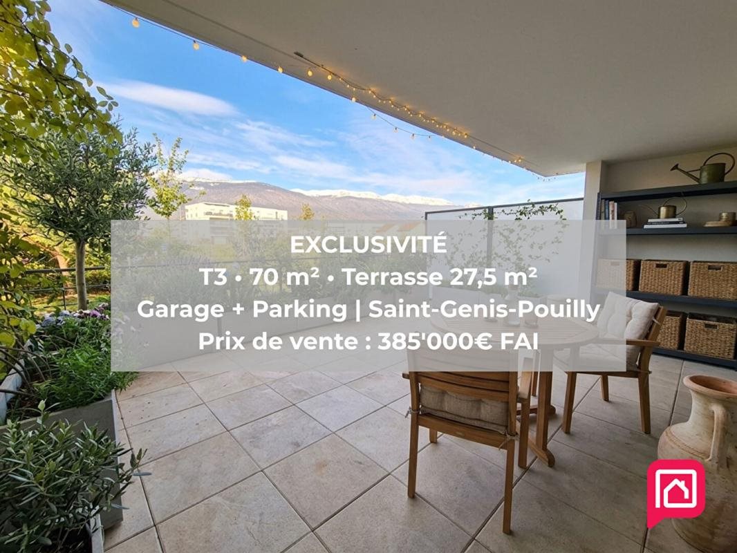 Appartement à vendre, 70m², Saint-Genis-Pouilly