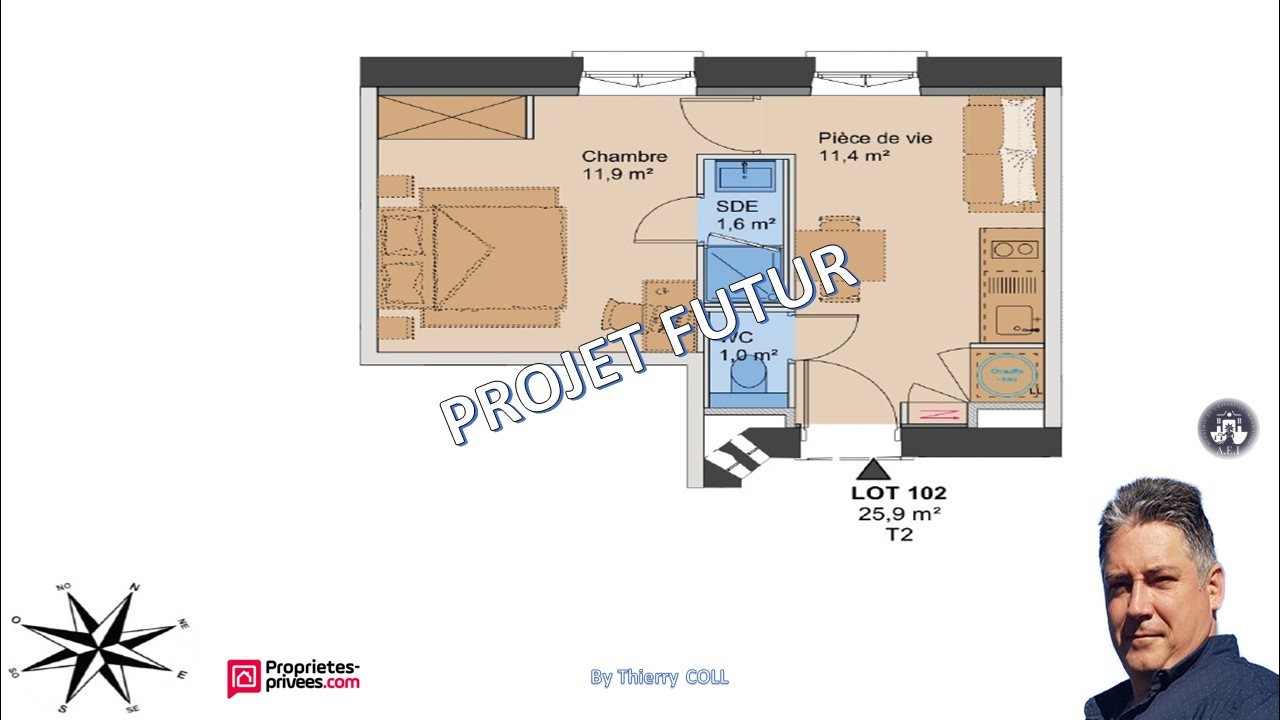 Appartement à vendre, 25m², Lyon 3ème