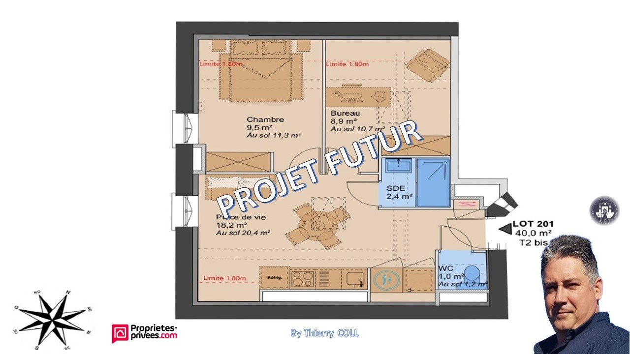 Appartement à vendre, 40m², Lyon 3ème