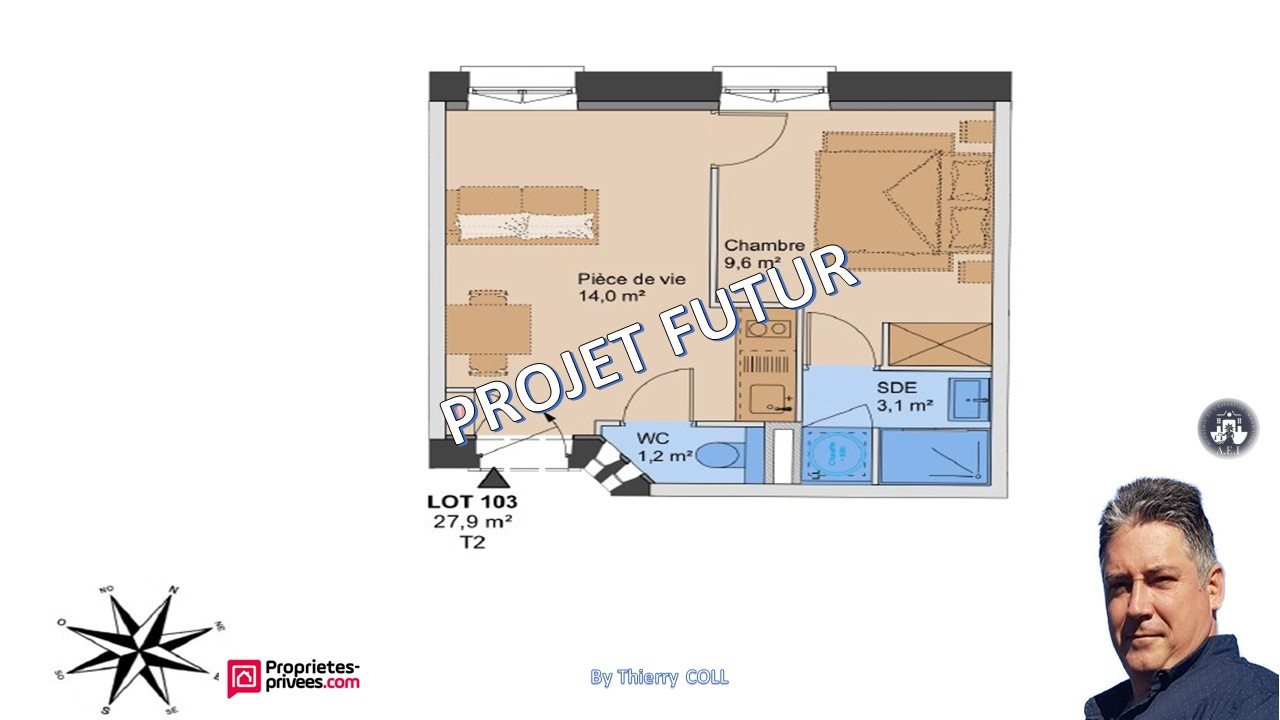 Appartement à vendre, 27m², Lyon 3ème