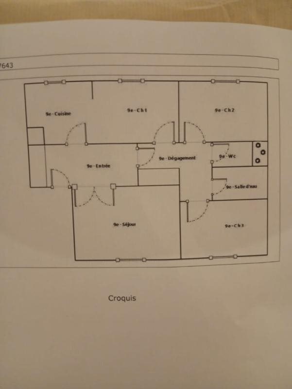 Appartement à vendre, 76m², Pantin