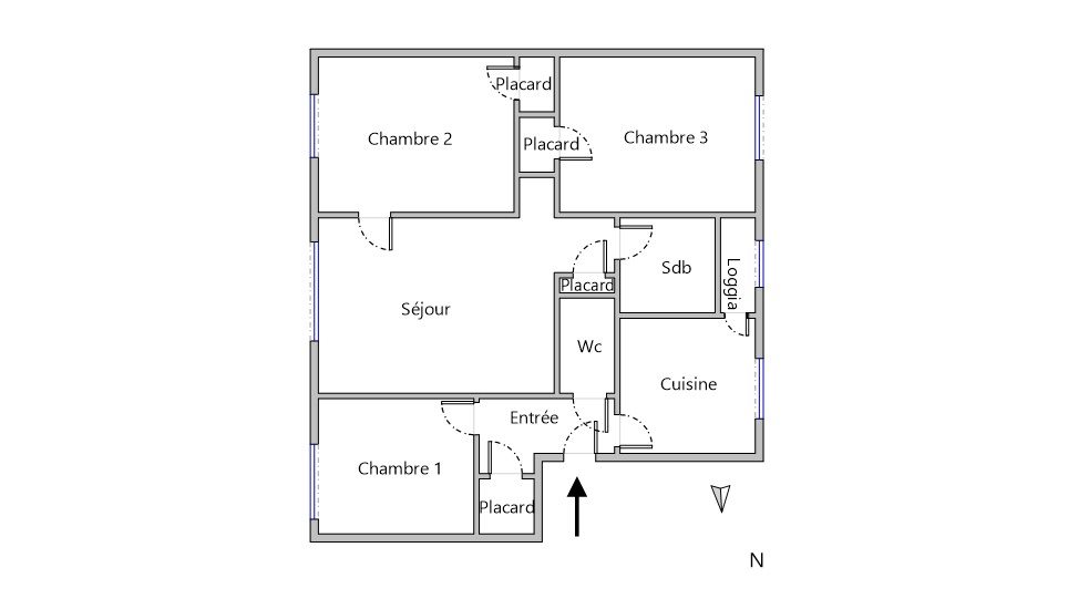 Appartement à vendre, 64m², Saint-Priest