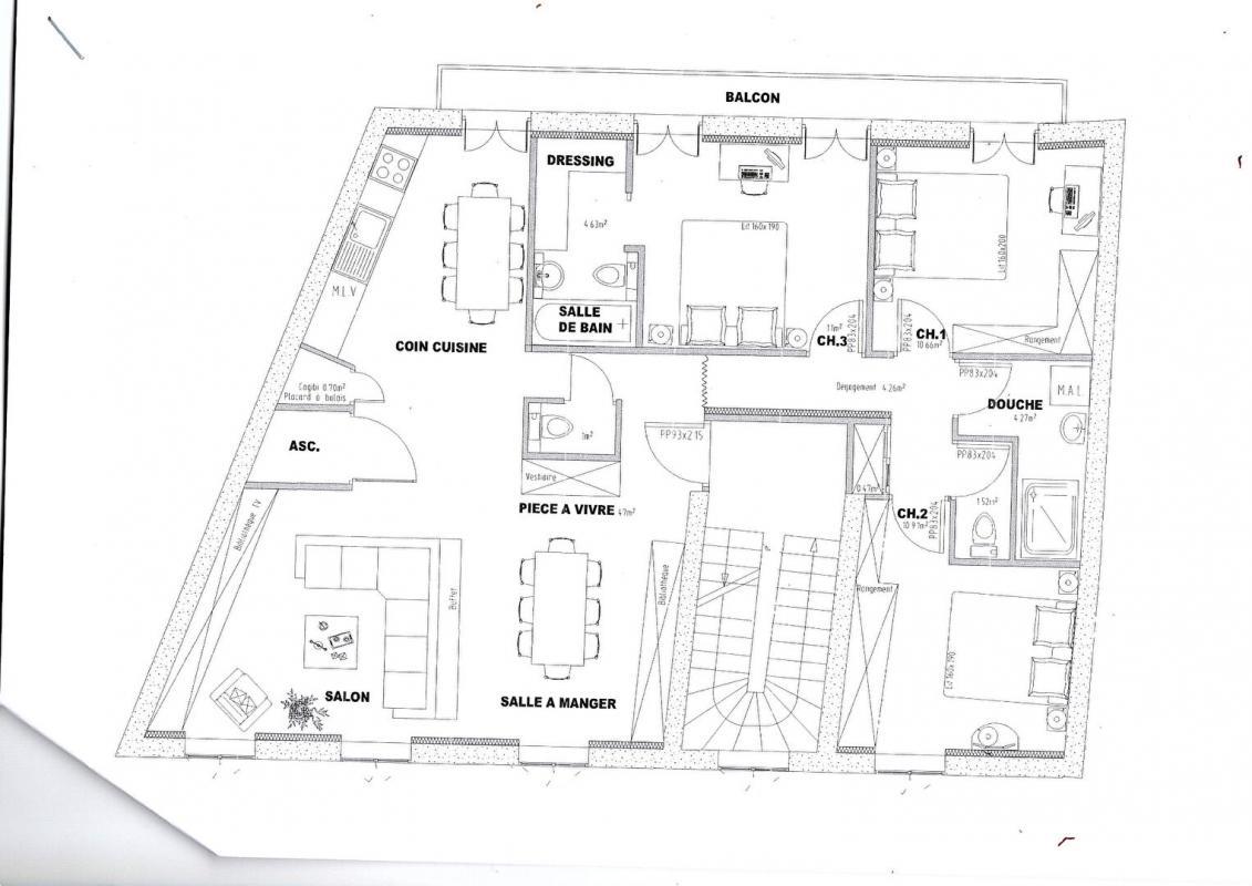 Appartement à vendre, 97m², Vichy
