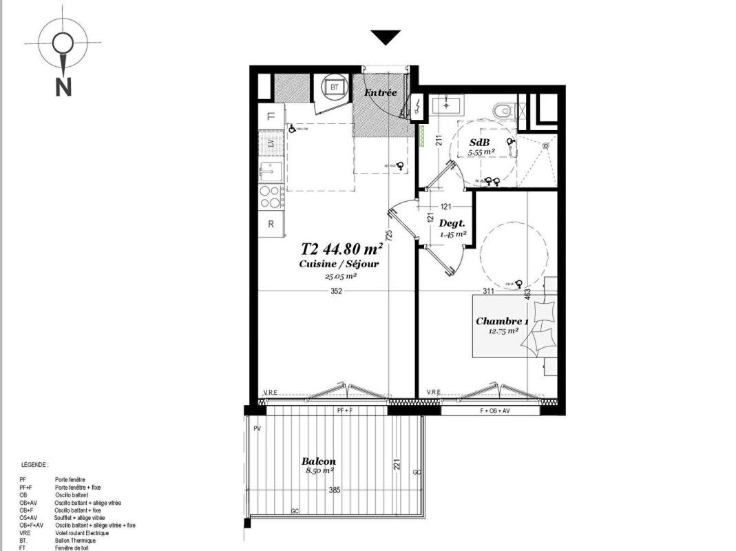 Appartement à vendre, 44m², Perros-Guirec