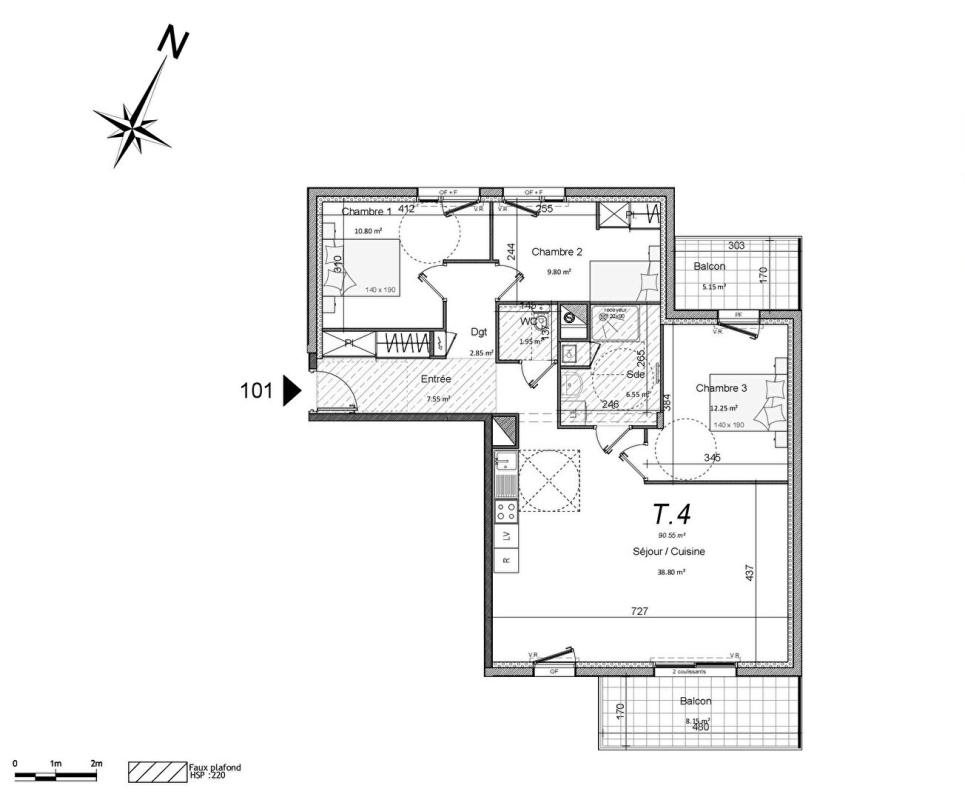 Appartement à vendre, 90m², Perros-Guirec