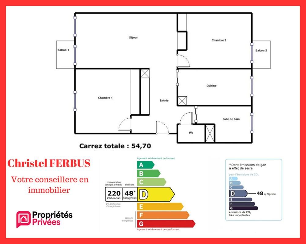 Appartement à vendre, 54m², Le Bourget