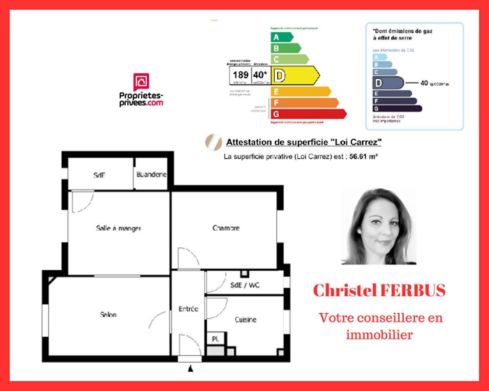 Appartement à vendre, 56m², Villemomble