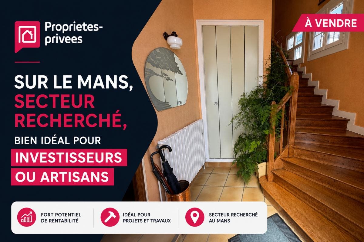 Maison à vendre, 159m², Le Mans