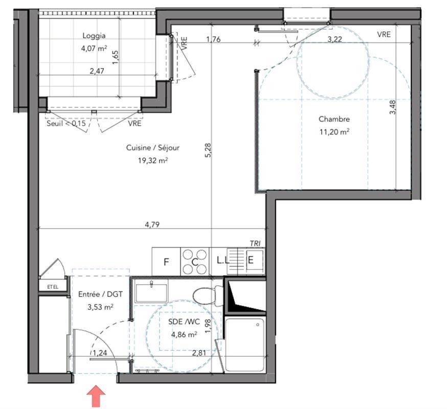 Appartement à vendre, 38m², Crozon