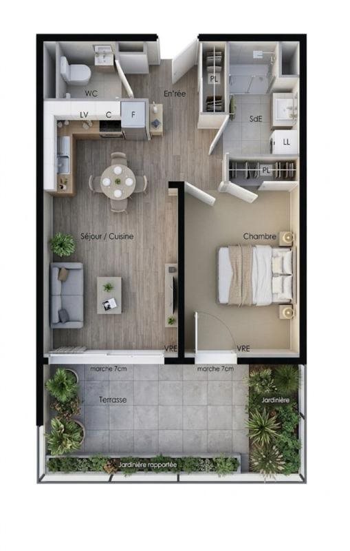 Appartement à vendre, 44m², Sète