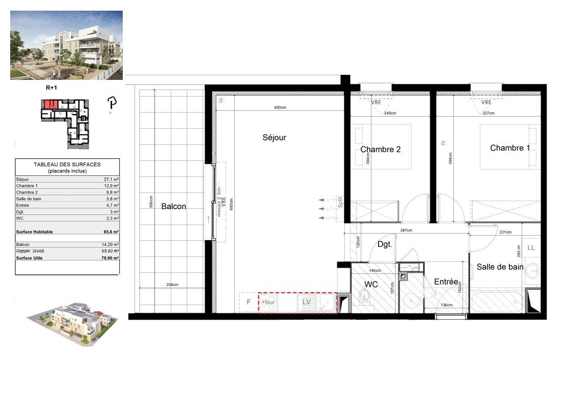 Appartement à vendre, 65m², Sauvian