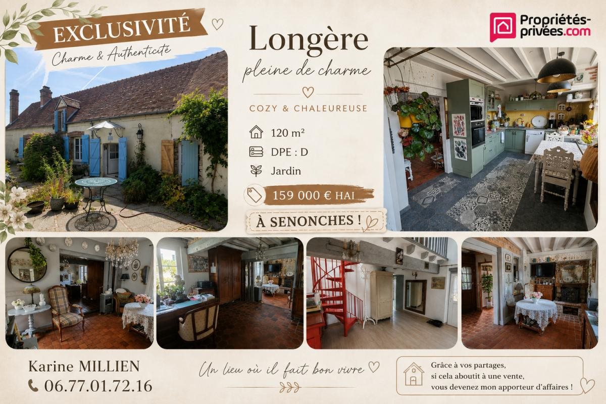 Maison à vendre, 120m², Senonches