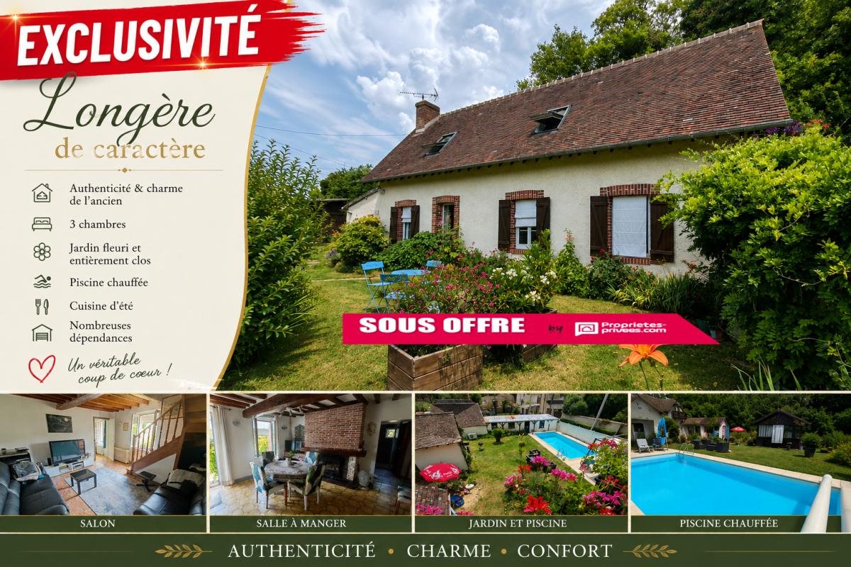 Maison à vendre, 81m², Saint-Lubin-des-Joncherets