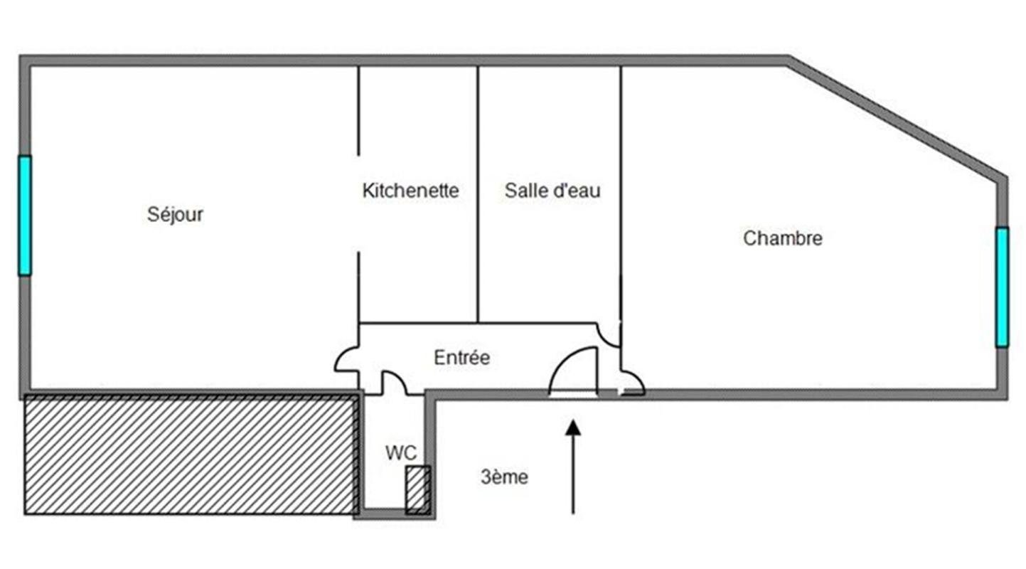 Appartement à vendre, 33m², Saint-Étienne