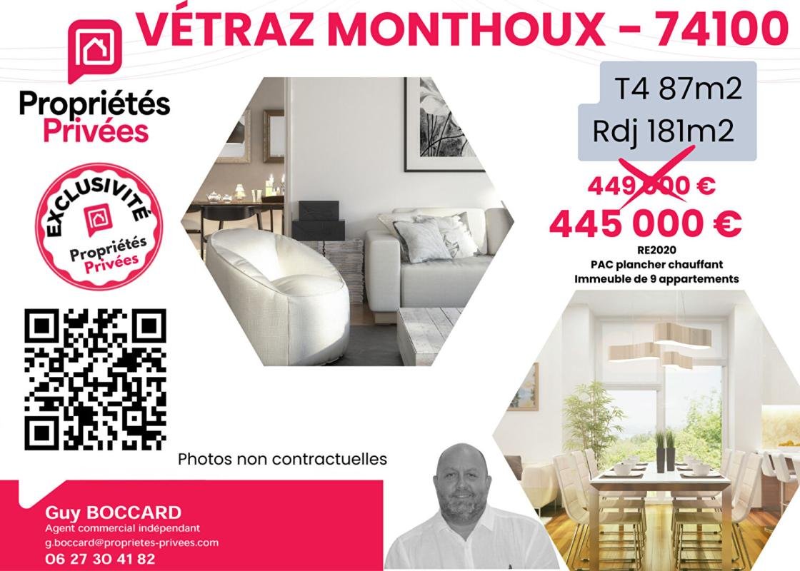 Appartement à vendre, 87m², Vétraz-Monthoux