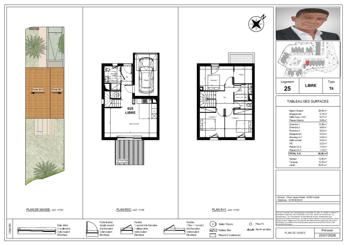 Maison à vendre, 86m², Poussan