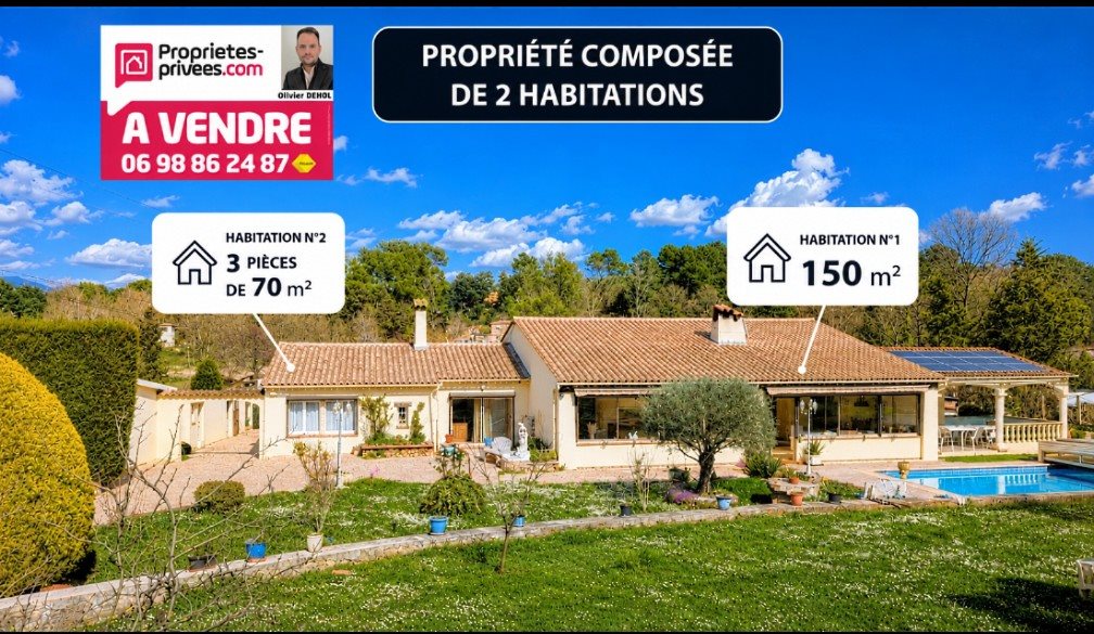 Maison à vendre, 220m², Montauroux