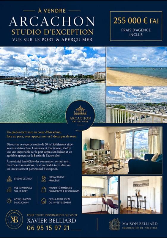 Appartement à vendre, 30m², Arcachon