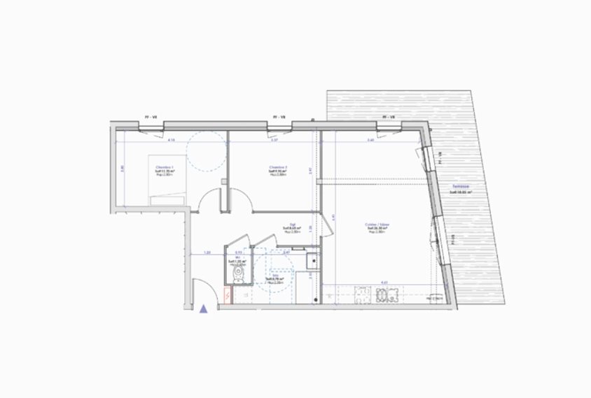 Appartement à vendre, 63m², Berck